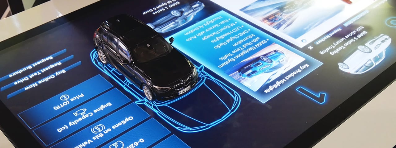 BMW nutzt Touchscreen Objekterkennung für innovatives Event