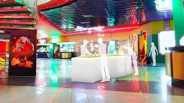 Interactive Digital Signage: Shopping-Center & Cinema