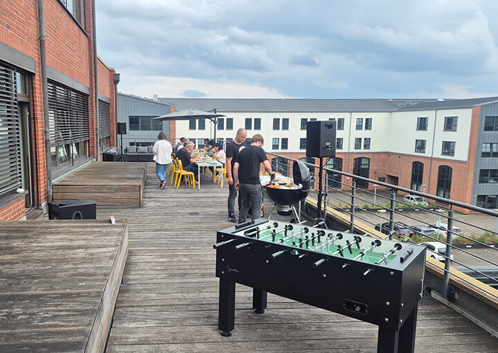 Innovation trifft auf Hamburgs beste Dachterrasse
