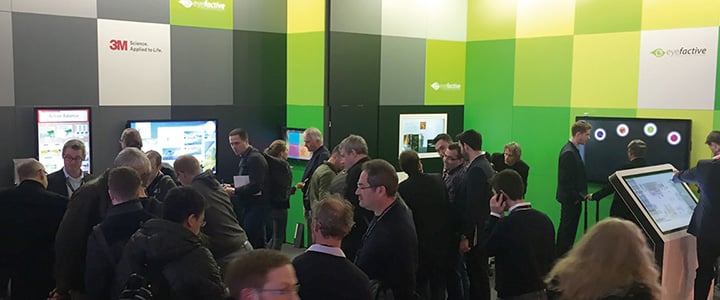 3M and eyefactive present touchscreen solutions at ISE 2017 2