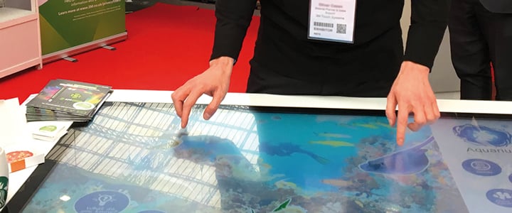 Touchscreen-Technologie auf der Retail Digital Signage Expo in London 2