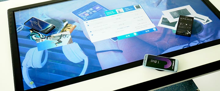 New touchscreen app with tangible obect detection 2