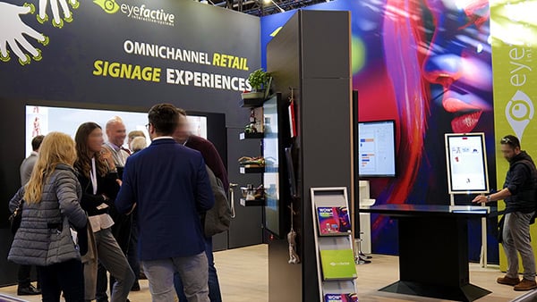 eyefactive präsentiert Smart Signage Anwendungen auf der EuroShop 2023