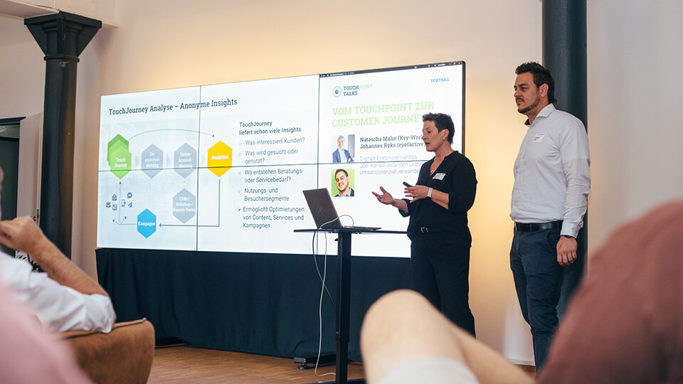 Interactiven Retail Signage und InStore Analytics bei den 3. Touchpoint Talks in Karlsruhe
