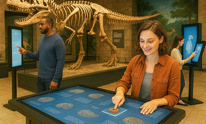 Touchscreen Einsatzmöglichkeiten: Museum