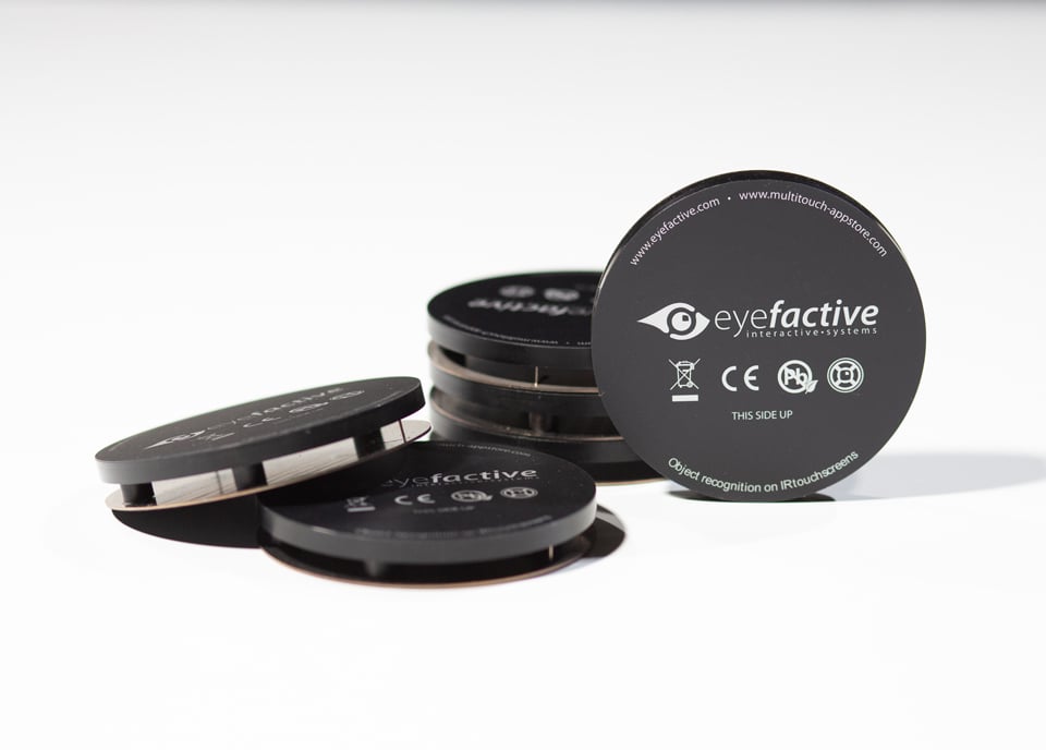 Infrarot IR Objekterkennung: Touchscreen Marker-Chips Infrarot IR Objekterkennung: Touchscreen Marker-Chips