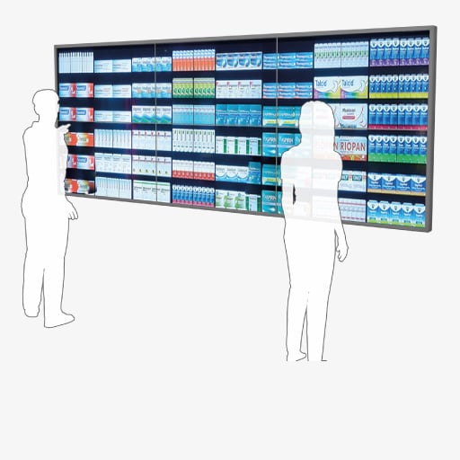 Interactive Pharmacy Touchscreen Software for Videowalls