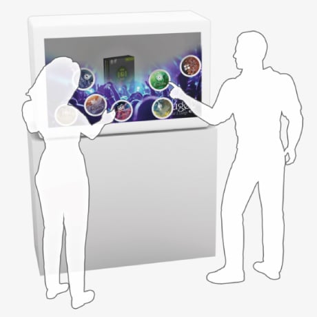 Transparent Multitouch Displays