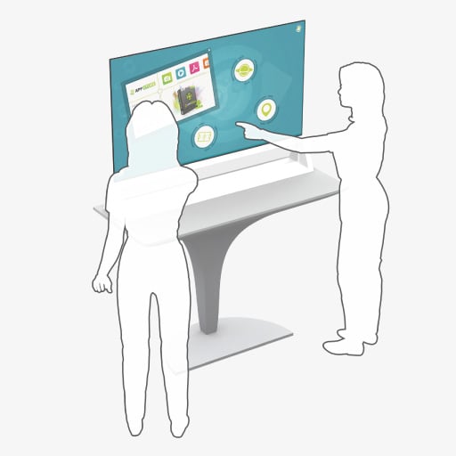 Transparenter OLED Bildschirm Monitor mit Touch