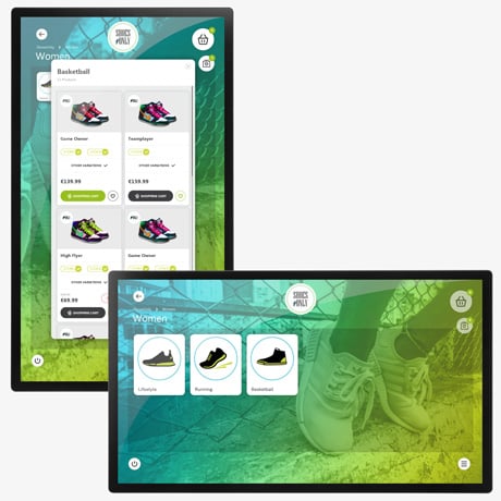Omni-Channel Touchscreen Software für den Einzelhandel