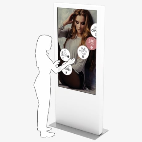 Multitouch Screen Stelen