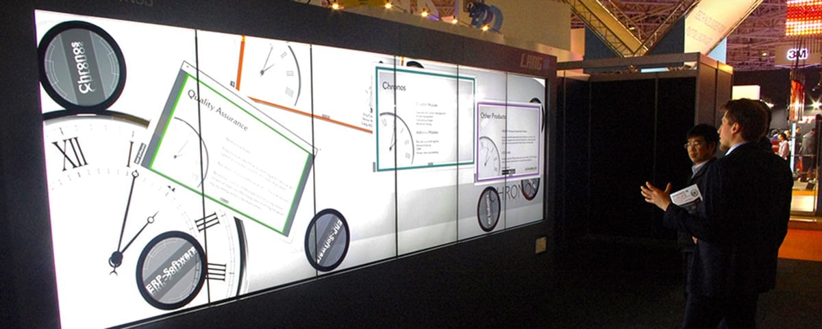 Interactive Multi Touch Screen Video Wall