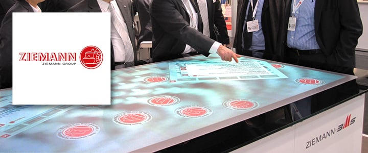 Interactive Multi Touch Table + Apps for Ziemann