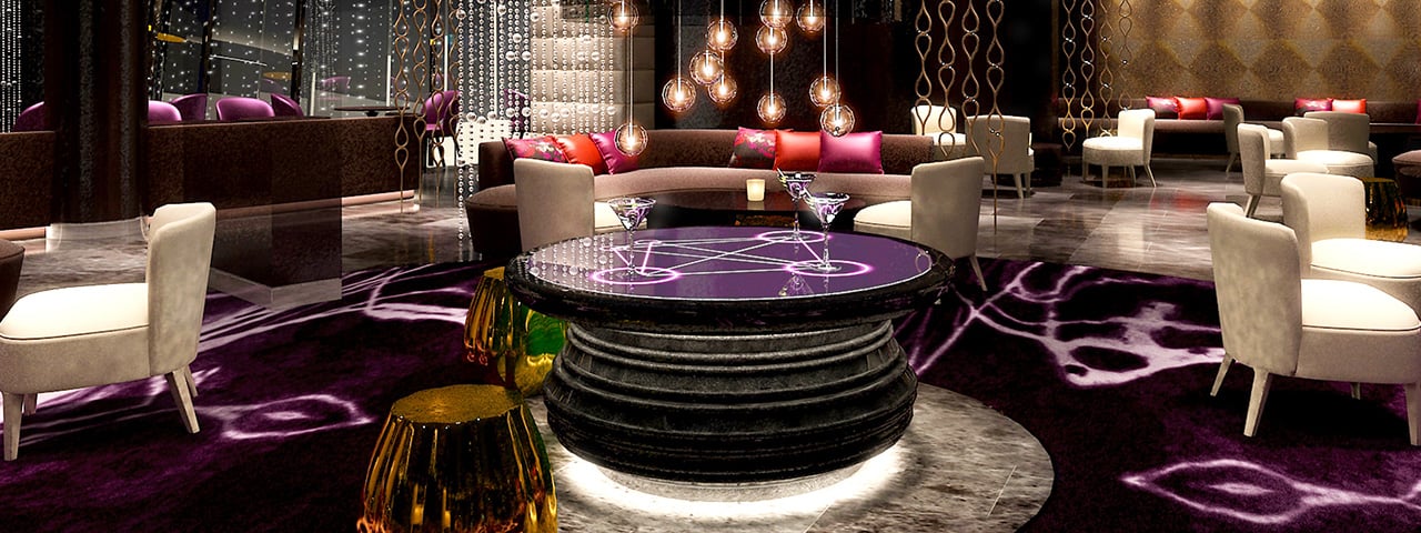 Round 360 Touchscreen Tables in Hyatt Hotel Istanbul
