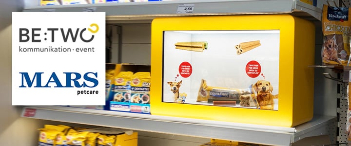 Innovative touchscreen solution at POS for Mars Petcare in Berlin