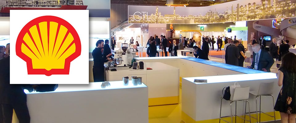 Shell nutzt zwei XL MultiTouch Tische als internationales Messe-Highlight