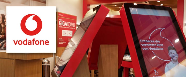 Vodafone testet interaktive Beratungserlebnisse in ausgewählten Stores mit MultiTouch Systemen