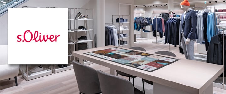 s.Oliver implements Interactive Store Concept with Touchscreen Technologies