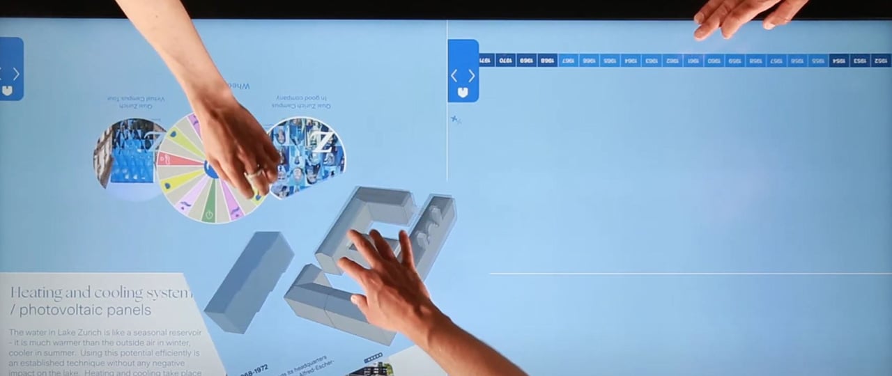 Zürich AG nutzt Interactive Signage zur Firmen-Präsentation