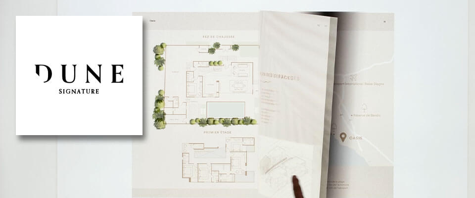 Interaktive Digital Signage Software zur Immobilien-Beratung bei DUNE