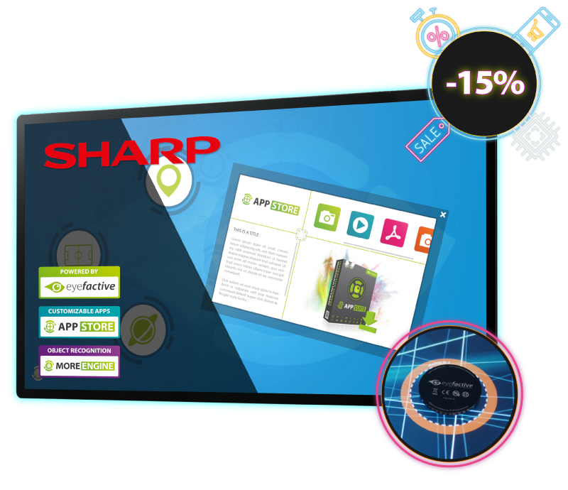 Spezialangebot: SHARP Touchscreen Object Recognition