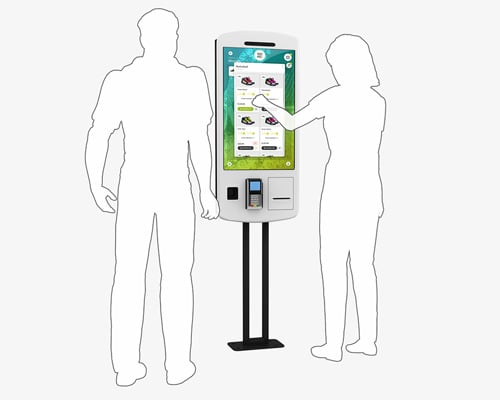 Smart Retail: Touchscreen Selbstbedienungs-Kiosk-Terminals