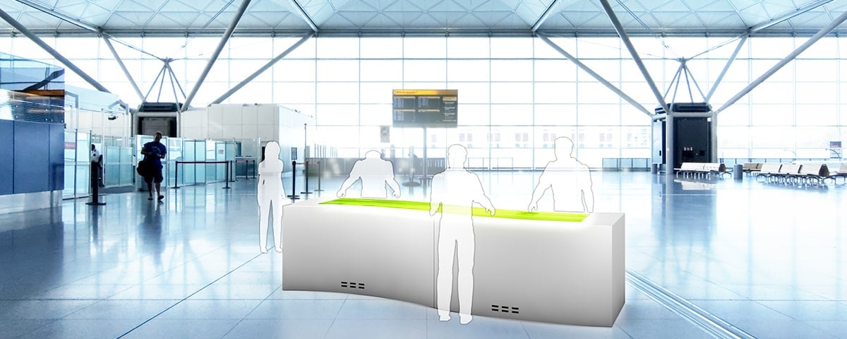 Multitouch Screens & Software for Airport, Station & Digital Out of Home (DOOH)