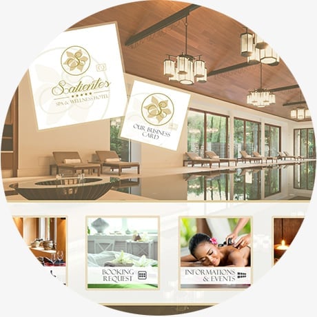 Interactive Maps, Booking, Check in for Hotel, Spa