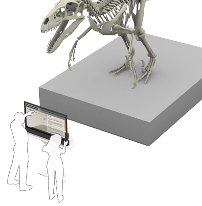 Museum Innovation: Transparente Touchscreens