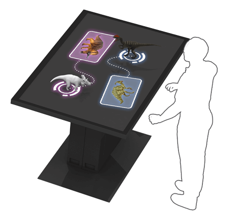 Museum: Interactive Tables with Object Recognition