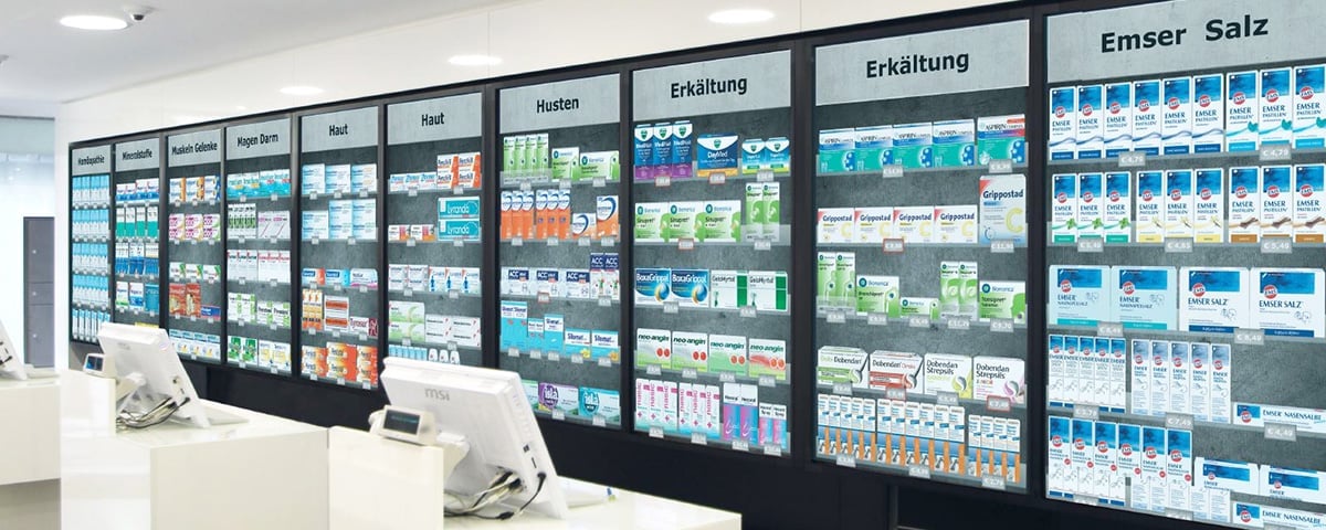 Interactive virtual shelves