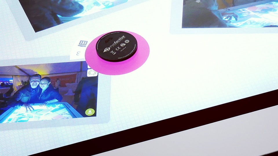 Touchscreen Object Recognition: Daten speichern und transferieren